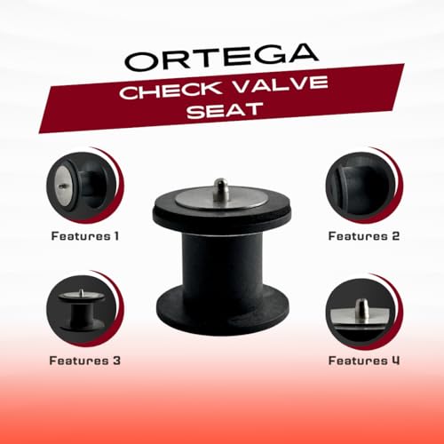 1.5 Inch Check Valve Seat Replacement Compatible With V20-069 | 316 Stainless Steel Seat Base | Compatible With Ortega Check Valve Parts 073503 - style: 1.5" Check Valve Seat 073503