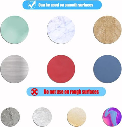 8 Pcs Blcak PVC Suction Cup Strong Thickened Sucker Clear PVC Sucker Pads with M6 x 19 Thread Screw Extra Strong Adhesive Glass Suction Holder