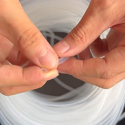 Silicone Capillary Tube, 0.5mm1mm2mm3mm Food Grade Hose Silicone Rubber Tube, 10m Long Thin Tube Protection Sleeve (Color : 5 * 6mm, Size : 10m)