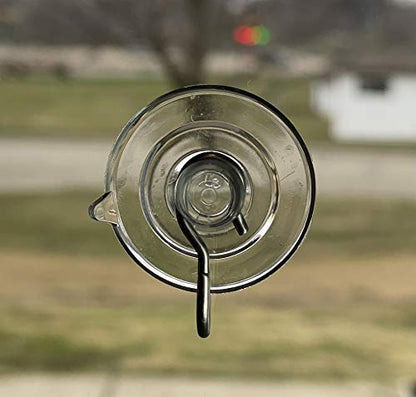9-Pack Medium 1 3/4 inch Pennsylvania Heavy Duty Suction Cup Hooks for Glass Windows. for Signs Holiday Ornaments Suncatchers - size: 9-Pack Medium 1 3/4 inch