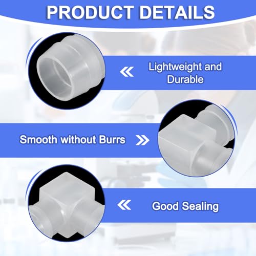 uxcell 11/16" Hose Barb Fitting, 8 Pcs Equal Barbed 90 Degree Elbow L Shaped 2 Way Plastic Splicer Joint Mender Adapter Union Fitting for Air Line Tubing Pipe Household Fuel Gas Liquid - size: 11/16"