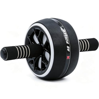 AB Wheel Roller, Exercise Abdominal Wheel Fitness for Gym & Home, Work-out Strength-Training Equipment with Knee Pad