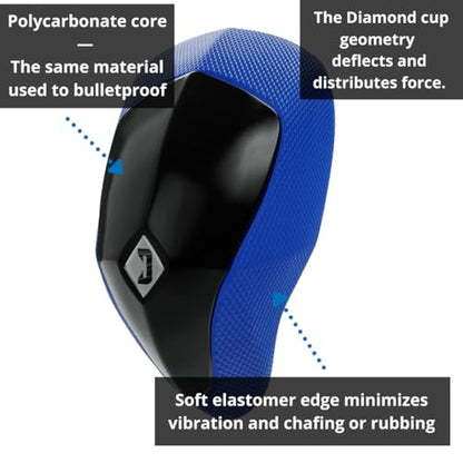 3-in-1 Hockey Garter Belt System - Complete with Athletic Cup, Garter, and Jock - Shift-Proof Groin Protection for Hockey Players & Goalies - size: Large