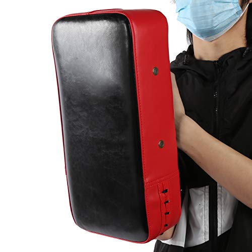 Boxing Kicking Punching Pad Training Fighting Foot Target Pad, TearResistant Punch Protector for Boxing, Kickboxing, MMA - color: Black and Red