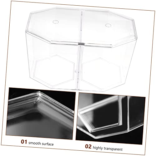 Toddmomy Betta Fish Breeding Box Clear Design Dual Room Isolation Tank for Small Fish and Shrimp Easy to Clean Incubation Box for