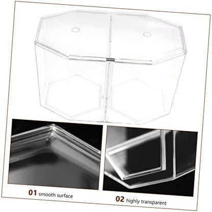 Toddmomy Betta Fish Breeding Box Clear Design Dual Room Isolation Tank for Small Fish and Shrimp Easy to Clean Incubation Box for
