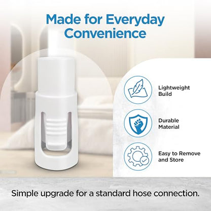 resplabs CPAP Hose Adapter - ResMed AirMini Compatible Universal Tubing Connector - 1 Pack