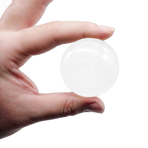 Sanung 8X Dome Magnifying Glass High Definition Round High Transparent Acrylic Optical Magnifier Reading Aid Paperweight Half Ball Lens Magnifier for Reading Books Map Newspapers