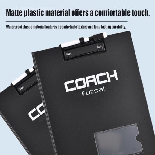Futsal Coaching Board, Magnetic Soccer Coaching Board Double-Sided Dry Erase, Futsal Tactics Clipboard for Coaches, Portable Soccer Whiteboard with Magnets Marker Pen Eraser - size: Upgraded Set - Futsal
