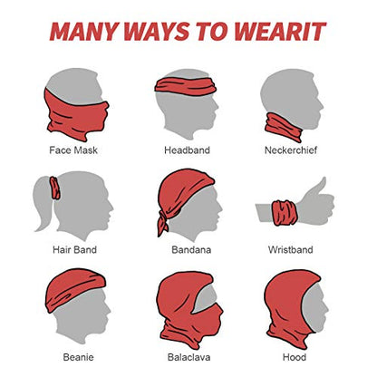 Seamless Scarves Bandana Scarf UV Resistence Outdoor Sport Balaclavas Headwear Headband Unisex - color: Multi2