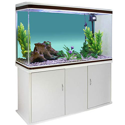 T&H Home Aquarium Décor Backgrounds - Gradient Teal and Green Fish Tank Background Aquarium Sticker Wallpaper Decoration Picture PVC Adhesive Poster, 48.8" W x 18.4" H - size: 48.8"W x 18.4"H
