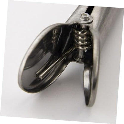 Cabilock 4pcs Multi-Functional Food Containers Lids Sealing Clips Stainless Steel File Clip Office Home Fixing Clamp