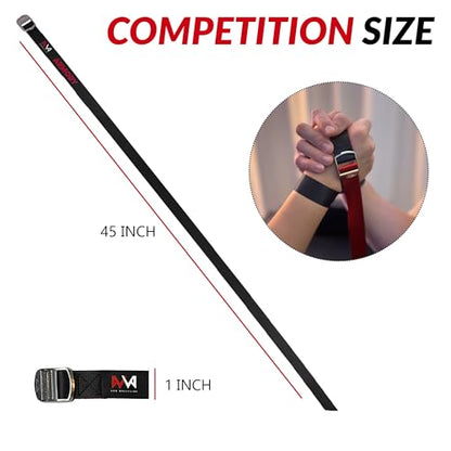Fair Strap | Dual Color for Fair Setup | 45 Inch Long with Metal Buckle Belt | 1 inch and 1.5 inch - size: 1 inch