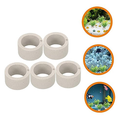 BESPORTBLE 5pcs Aquarium Plant Fixing Holder Underwater Plant Rings for Easy Planting and Decoration Fish Tanks for Beginners and Aquatic Landscapes