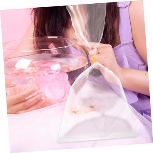 POPETPOP 50pcs Clear Plastic Fish Packing Bags Shipping Bags for Fish Transport Storage for Pet Stores Food Service Industries