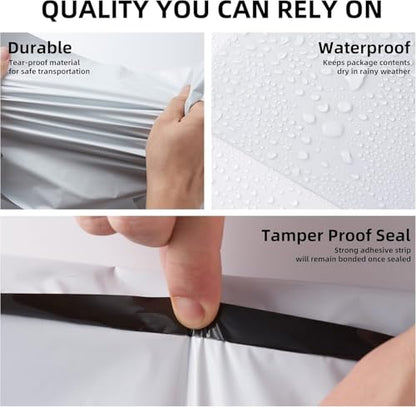 Poly Mailers Shipping Envelope Self Sealing Bags (10X13 200pc) - size: 10" x 13" 200pcs