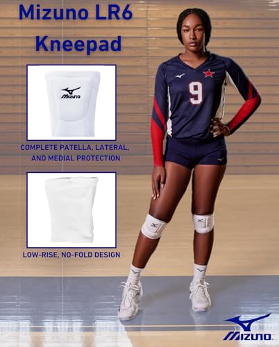 Mizuno LR6 Volleyball Kneepad - color: Navy, size: Medium