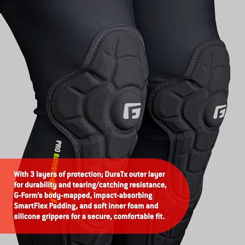 G-Form Pro Rugged 2 MTB Knee-Shin Guards, Black, Youth S/M - size: Y S/M