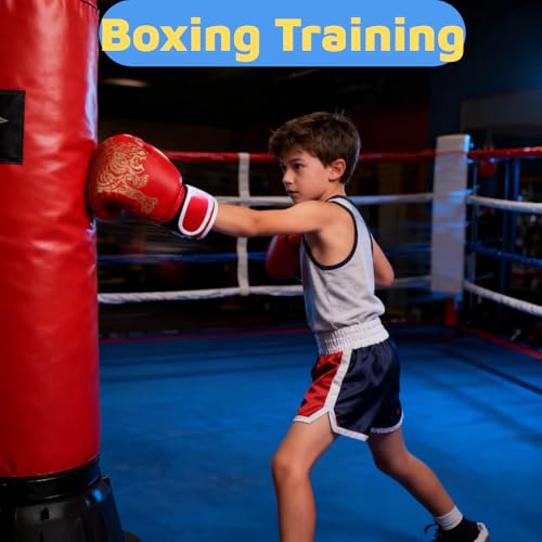 Boxing Gloves for Kids Kids Boxing Gloves Red Blue - color: Red