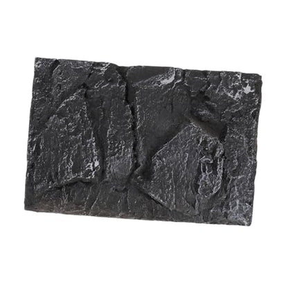 Happyyami Lifelike Aquarium Rock Reptile Tank Backgrounds 3D Landscape Boards Snake Habitat Decoration