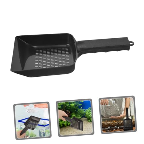KICHOUSE 2pcs Fish Tank Gravel Cleaning Shovel Aquarium Sand Scoop for Effortless Maintenance Lightweight Design for Freshwater and Aquariums