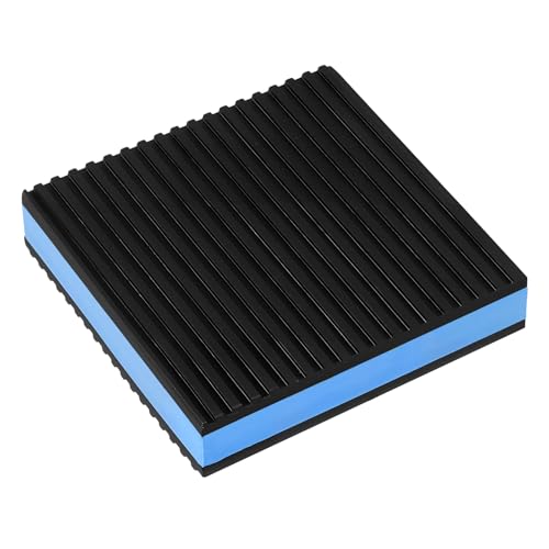 8 Pack 4 x 4 x 7/8 Inch Anti Vibration Pads, Rubber Isolation Pads, EVA Pad for HVAC Air Conditioner, Compressors, Washer and Dryer, Treadmills