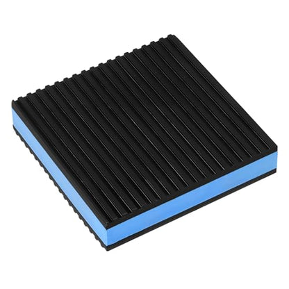 8 Pack 4 x 4 x 7/8 Inch Anti Vibration Pads, Rubber Isolation Pads, EVA Pad for HVAC Air Conditioner, Compressors, Washer and Dryer, Treadmills
