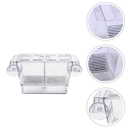 POPETPOP 1pc Fish Breeding Box Floating Incubator for Fry Cup Container for Betta and Guppy Fish