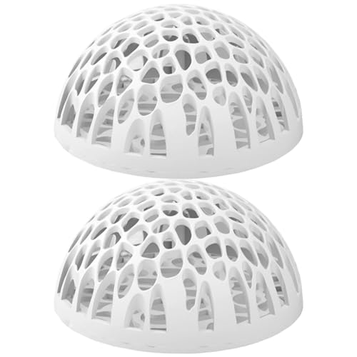Genérico Aquarium Shrimp Hideouts - Decorative House for Betta, 2 Pieces Hideaway for Aquarium Life Enthusiasts - color: White