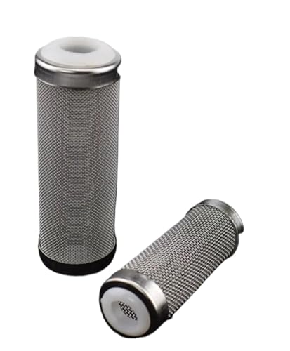 Aquarium Stainless Steel Mesh Filter Guard 10pcs Fish Tank Filter Stainless Steel Inlet Case Mesh Shrimp Nets Special Cylinder Filters Inflow Inlet Protect Aquarium Accessories(Small) - size: Small