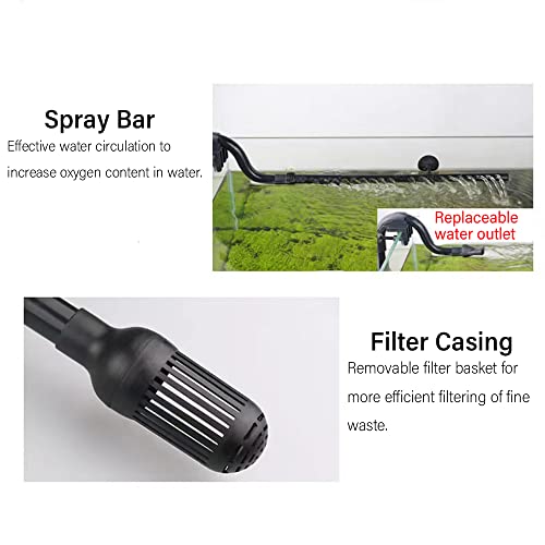 Aquarium Canister Filter Inlet Outlet, Fish Tank Filter Tube Aquarium External Canister Filter Water Inflow Outflow Tube for HW302B/303B