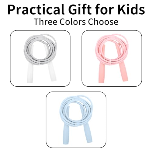 Jump Ropes Kids, Adjustable Children Jump Rope with ABS Handles and PVC Rope for Child Student Toddler - color: Blue