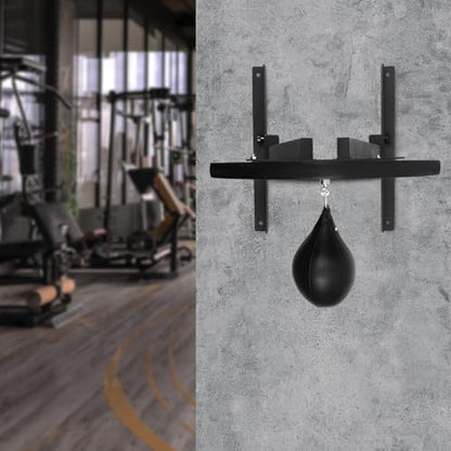 Speed Bag Platform, Speed Bag Platform Kit with Adjustable Height, Heavy Duty Boxing Training Equipment with Punching Ball for Homes, Gyms, Companies, Schools