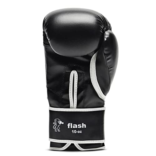 LEONE 1947, Flash Boxing Gloves - color: black, size: 10OZ