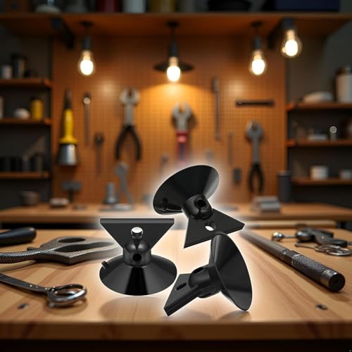 6 Pcs Black Light Bulb Suction Cup Removal Tool GU10 MR16 Lamp Changer Head NRS90-N20 Suction Cup Halogen Bulb Extractor Lighting Components for Mini Track Lights and More