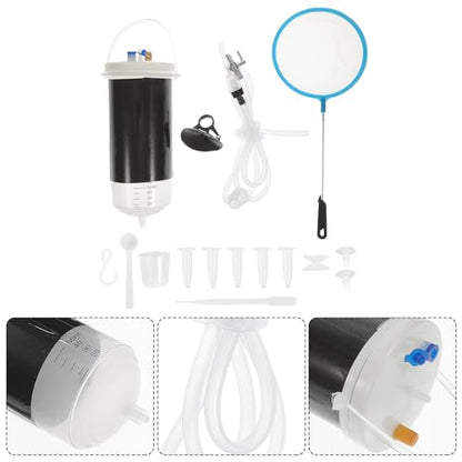 FRCOLOR Brine Shrimp Incubating Box with Suction Cup Mini Shrimp Hatchery Tank for Artemia Eggs Hatching and Breeding Easy to Use 6.10X2.36X2.36 Inches