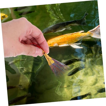 Kisangel 10pcs Floating Spawning Mops for Fish Breeding User Friendly Grass for Aquarium Tanks Durable Versatile Hideout for Betta and Fry Care - color: Violet