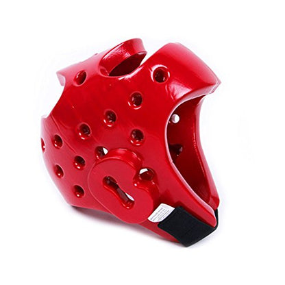 Adults Kids Headguard for Professional Boxing,Shock Muay Helmet Head Guard Protector Gear for Muay Thai, Grappling, Kickboxing, Karate, Taekwondo, Martial Art (Red, XL)