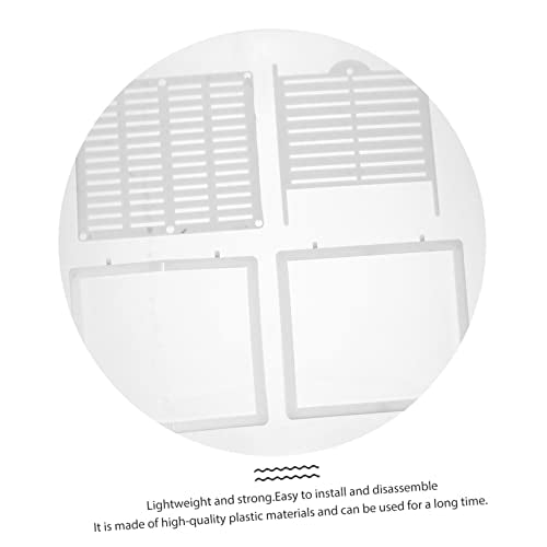 Garneck 2pcs Fish Breeder Net for Aquariums Separation Net Hatching Incubator Cups Easy to Install Fish Box for Fry and Shrimp Breeding