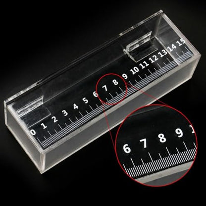 Fish Viewing Box Acrylic Outdoor Indoor Micro Landscape Fish Tanks Fishing Photo Tank Fish Breeding Tanks Photo Box with Scale(L) - size: L