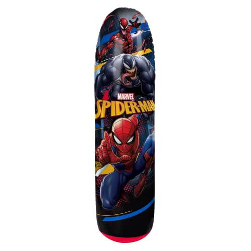 Hedstrom Spiderman Bop Bag Inflatable Punching Bag, Style 2, 42 Inch, (56-82595) - color: Spiderman Style 2, size: 42" Bop Bag