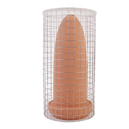Fish Breeding Cones Cave, Ceramic Angelfish Spawning Barrels with Grid Spawning Slates Fish Tank Reproduction Ornament Aquarium Separator