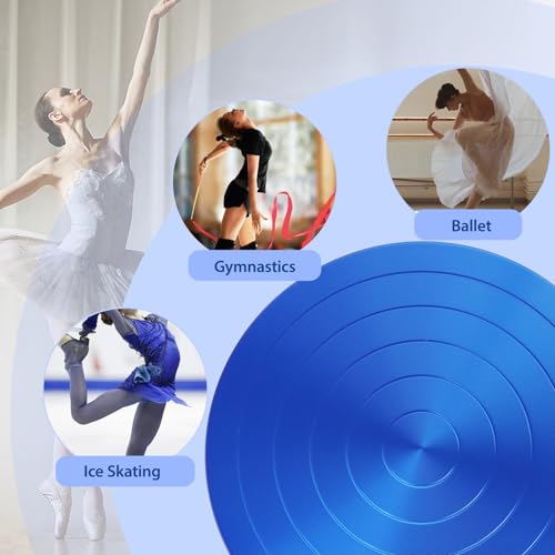 Metal Ballet Turning Disc Board,Improving Pirouette skills & Balance, Professional Sturdy Training Equipment for Dancing,Gymnasts & Figure Skating, Portable Non Slip Spin Disc Board for Kids & Adults,Gift Idea