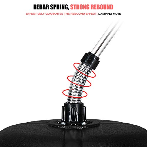 PEXMOR Reflex Bag, Freestanding Punching Bag with Stand, Speed Boxing Ball, Height Adjustable for Adults & Teens, Perfect for Stress Relief/Fitness/Punch Training at Home, Easy Assembly & Durable