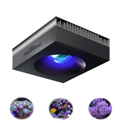 RL90 Reef Marine Led Aquarium Lighting Full Spectrum Reef Aquarium LED Lighitng for Coral Saltwater Fish Tank(RL90 with Hang Kit) - size: RL90 with Hang Kit