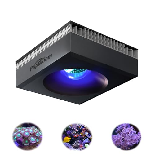RL115 Reef Marine Led Aquarium Lighting Full Spectrum Reef Aquarium LED Lighitng for Coral Saltwater Fish Tank (RL115 with Hang Kit) - size: RL115 With Hang Kit
