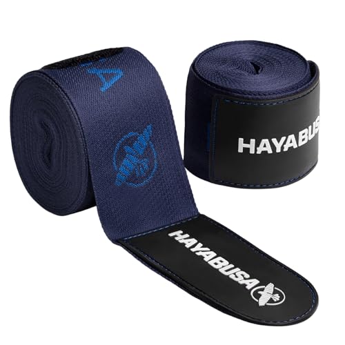 Hayabusa Deluxe Boxing Hand Wraps - 180in - color: Blue, size: 180"