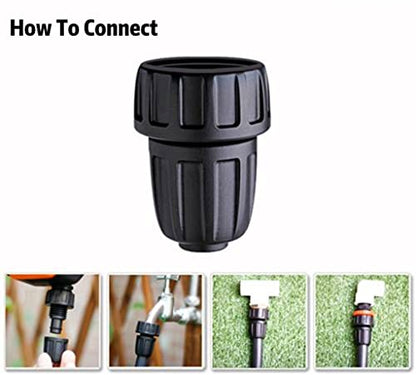 1/2 Inch Drip Irrigation Tubing Faucet Adapter 3 Pack, 3/4" to 1/2" Irrigation Hose Adapter, 3/4 Inch Faucet Connector Garden Hose Adapter - size: 3/4" to 1/2" Hose Adapter (3 Pack)