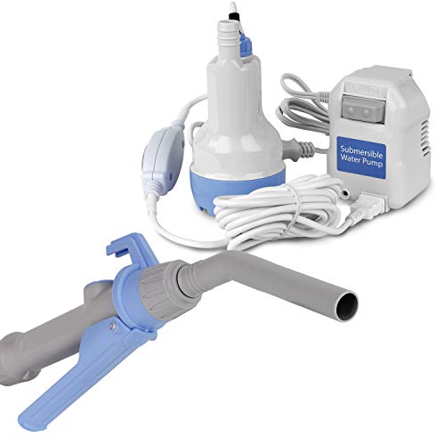 TERA PUMP 2.1 GPM Automatic Electric Water Replacement Pump, Submersible Water Pump, Fish Tank Water Changer Sand Washer with Filter, Aquarium Water Changing, 30 ft Long Hose