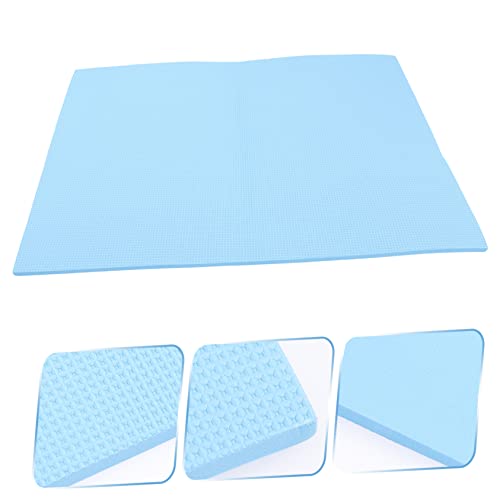 Fish Tank Pad Aquarium Leveling Mat Fish Aquarium Accessories Glass Aquarium Fish Tank Cushioning Mat Fish Supplies Fish Tank Accessories Aquarium Stand Black Blue Foam Non-Slip